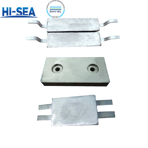 Aluminum Anode for Ship Hull